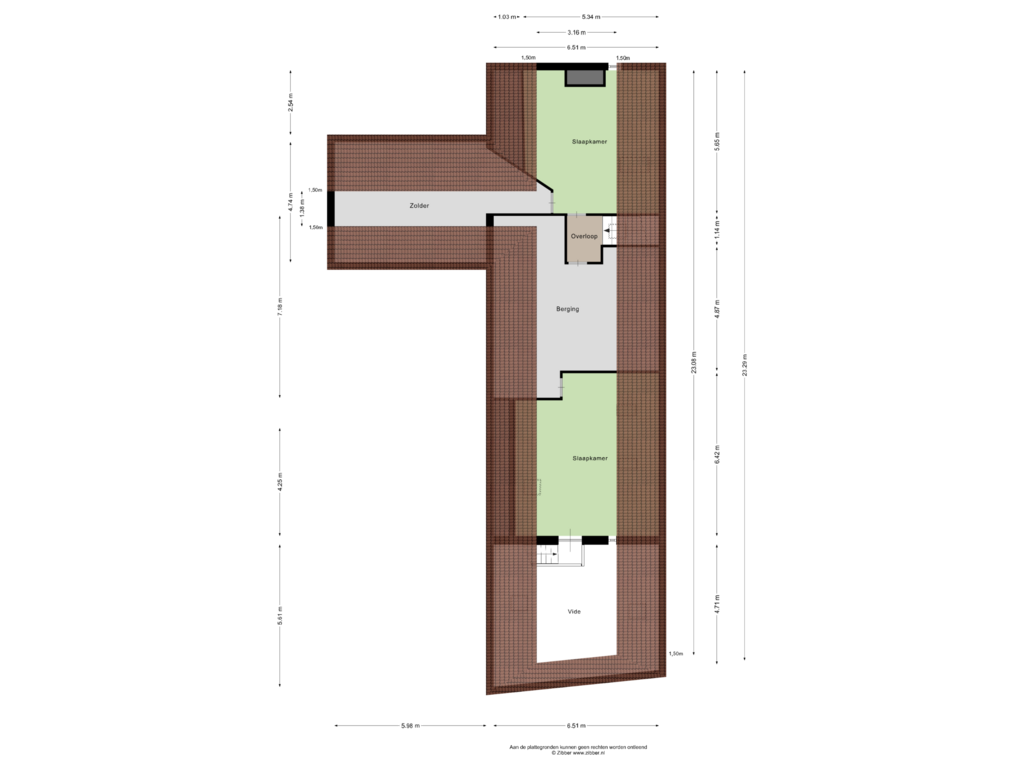 Bekijk plattegrond van Eerste Verdieping van Balloo 61