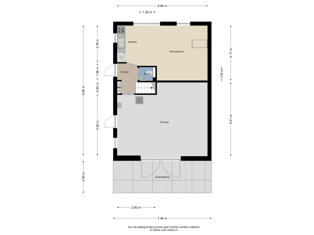 Bekijk plattegrond van Gastenverblijf van Balloo 61