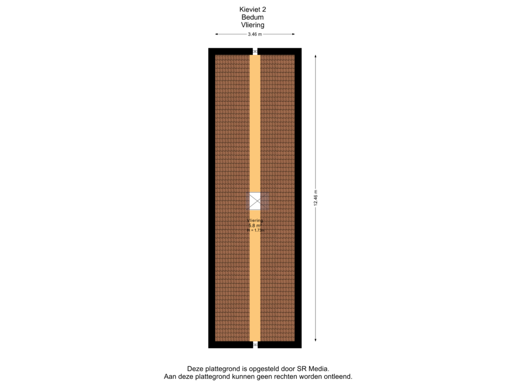 View floorplan of Vliering of Kieviet 2