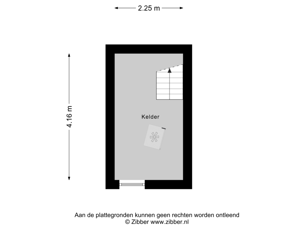 Bekijk plattegrond van Kelder van Sparstraat 10