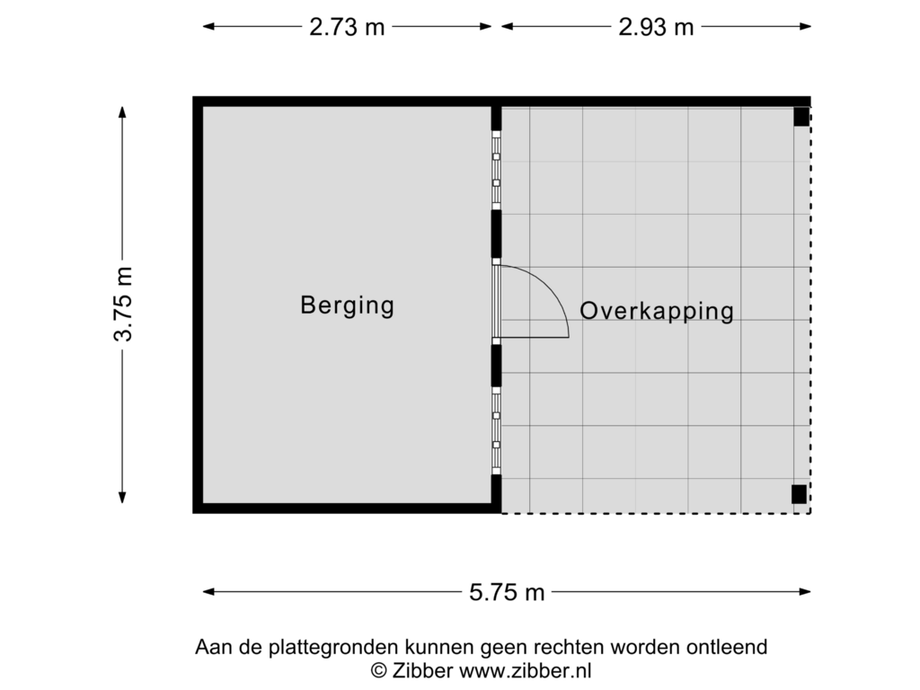 Bekijk plattegrond van Berging van Sparstraat 10