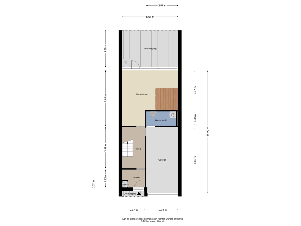 Bekijk plattegrond van Begane grond van Meeuwstraat 98