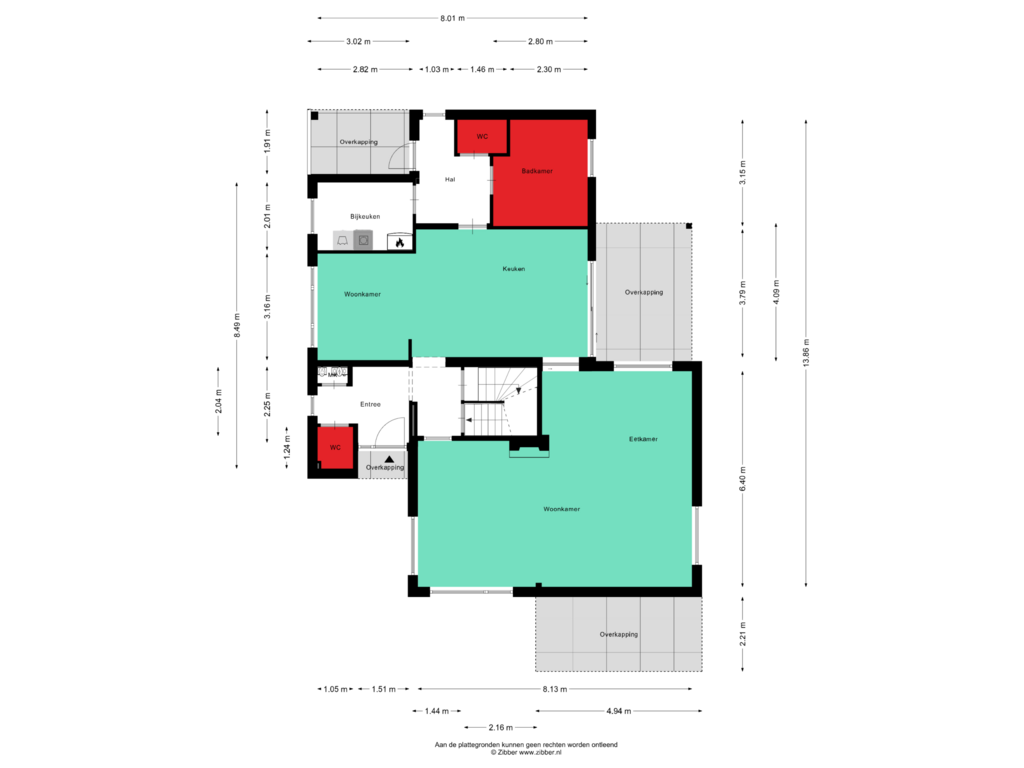 Bekijk plattegrond van Begane grond van Doolhof 7