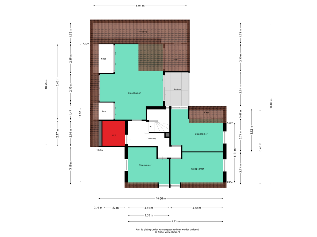 Bekijk plattegrond van Eerste verdieping van Doolhof 7