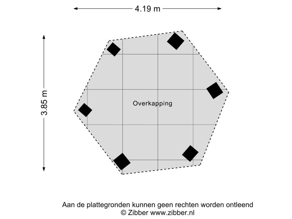 Bekijk plattegrond van Overkapping van Doolhof 7