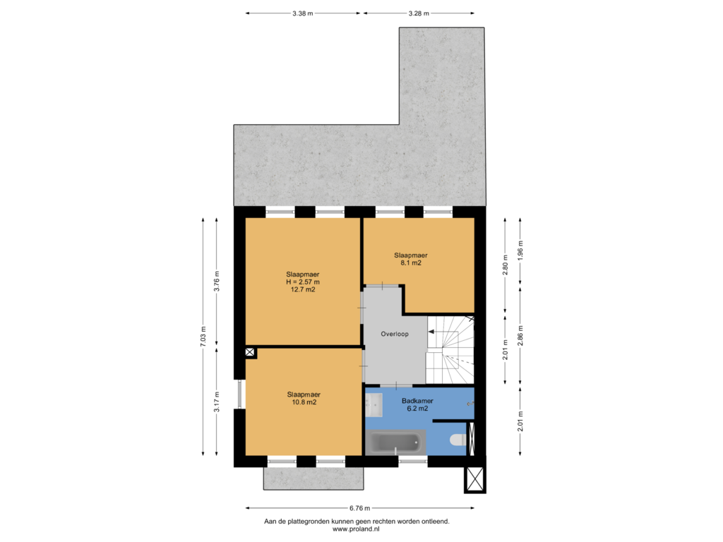 Bekijk plattegrond van 1e Verdieping van Tjeerd Stienstraweg 33