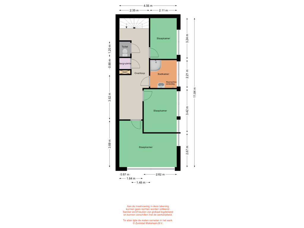 View floorplan of Heinenoordstraat 2-B -  4e verdieping of Heinenoordstraat 2-B