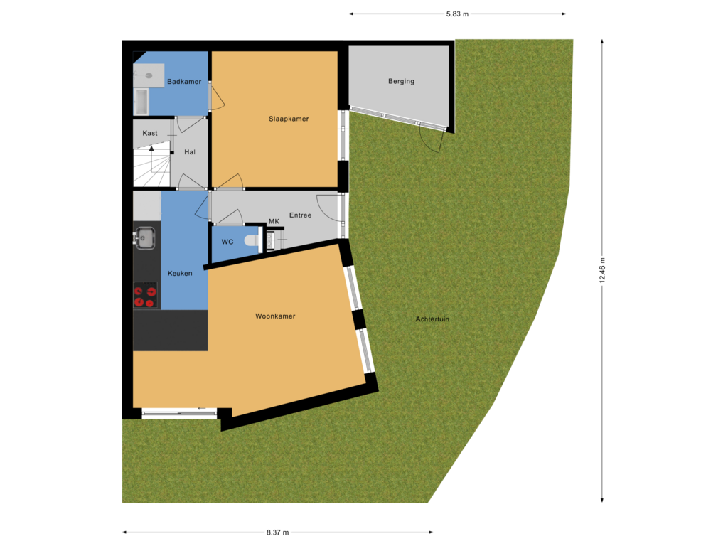 Bekijk plattegrond van Situatie van Appelhofshoeve 29