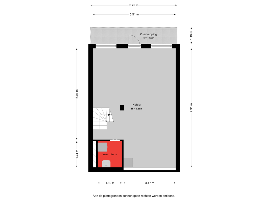 Bekijk plattegrond van Souterrain van Soembastraat 81