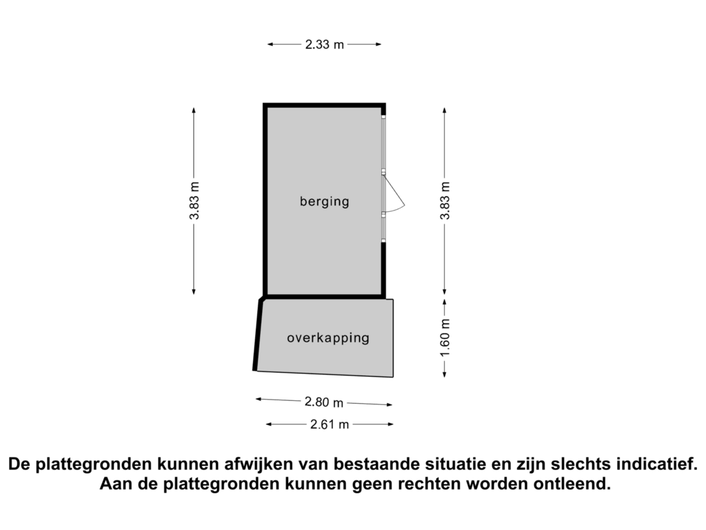 Bekijk plattegrond van Berging van Kruidhof 34