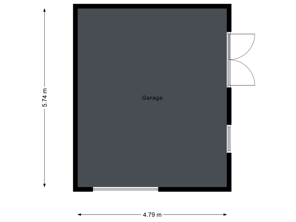 Bekijk plattegrond van Garage van Heilarensestraat 40