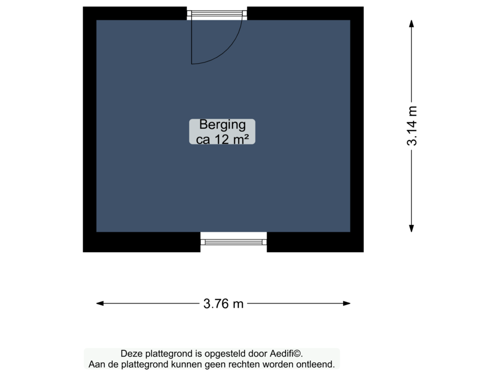 Bekijk plattegrond van Berging van Wenckebachlaan 50