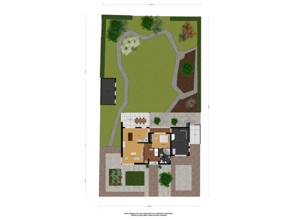 Bekijk plattegrond van Begane Grond Tuin van Dillenburgstraat 3