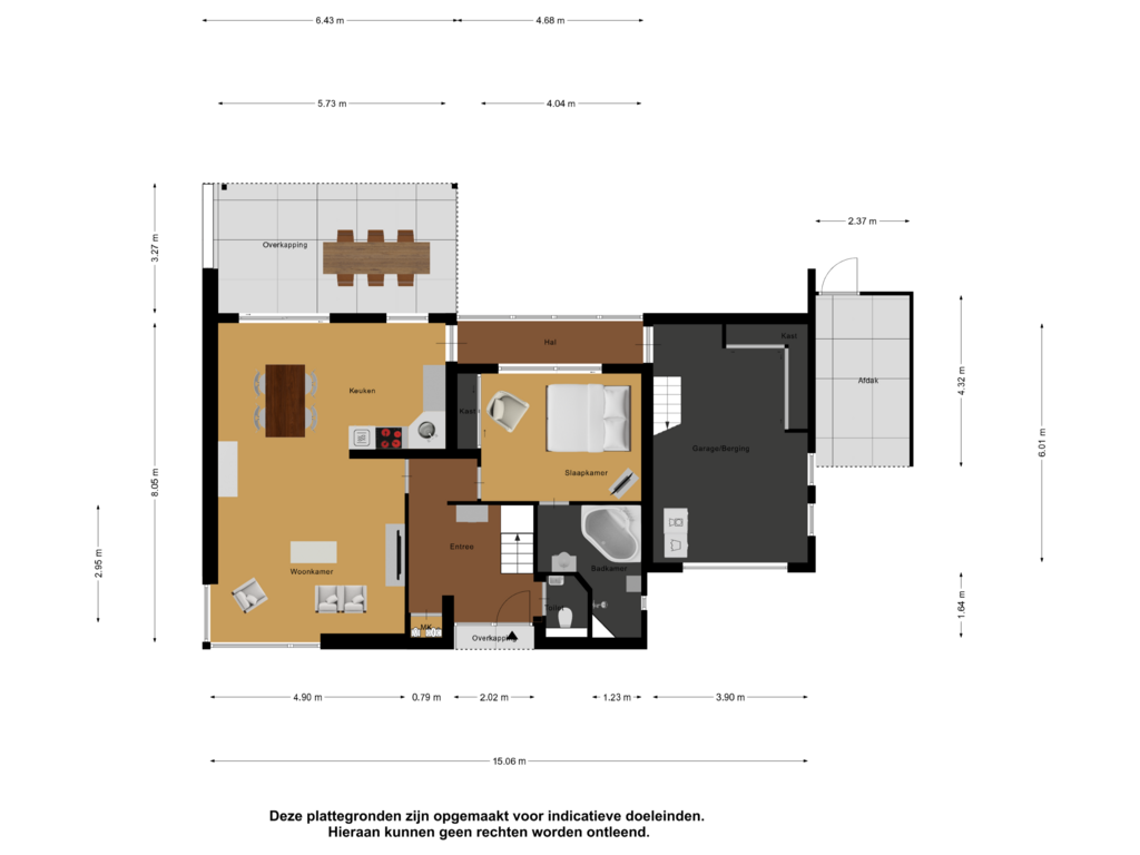 Bekijk plattegrond van Begane Grond van Dillenburgstraat 3