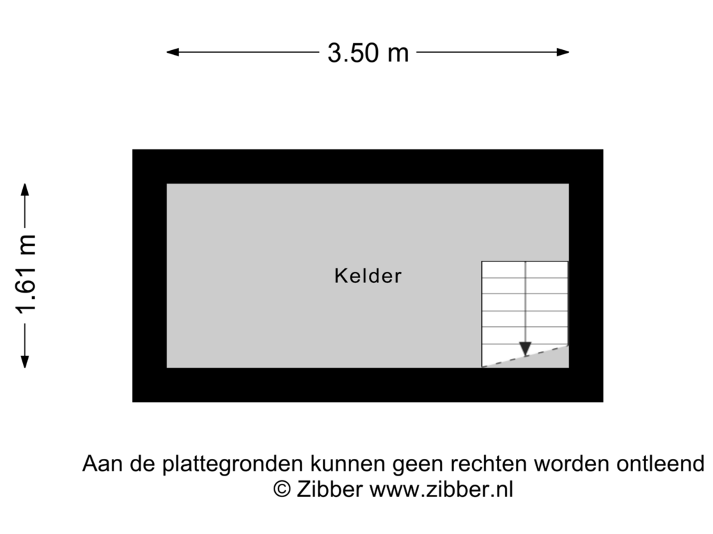 Bekijk plattegrond van Kelder van Sportterreinstraat 20