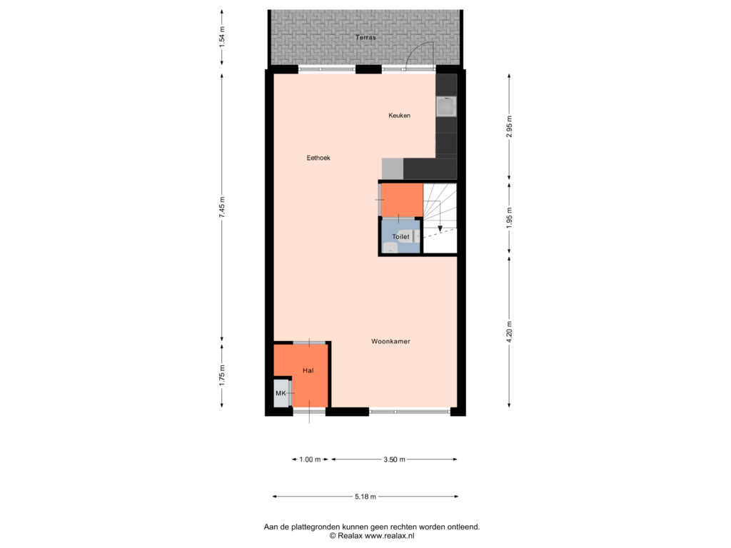 Bekijk plattegrond van Begane grond van Iemstukken 27