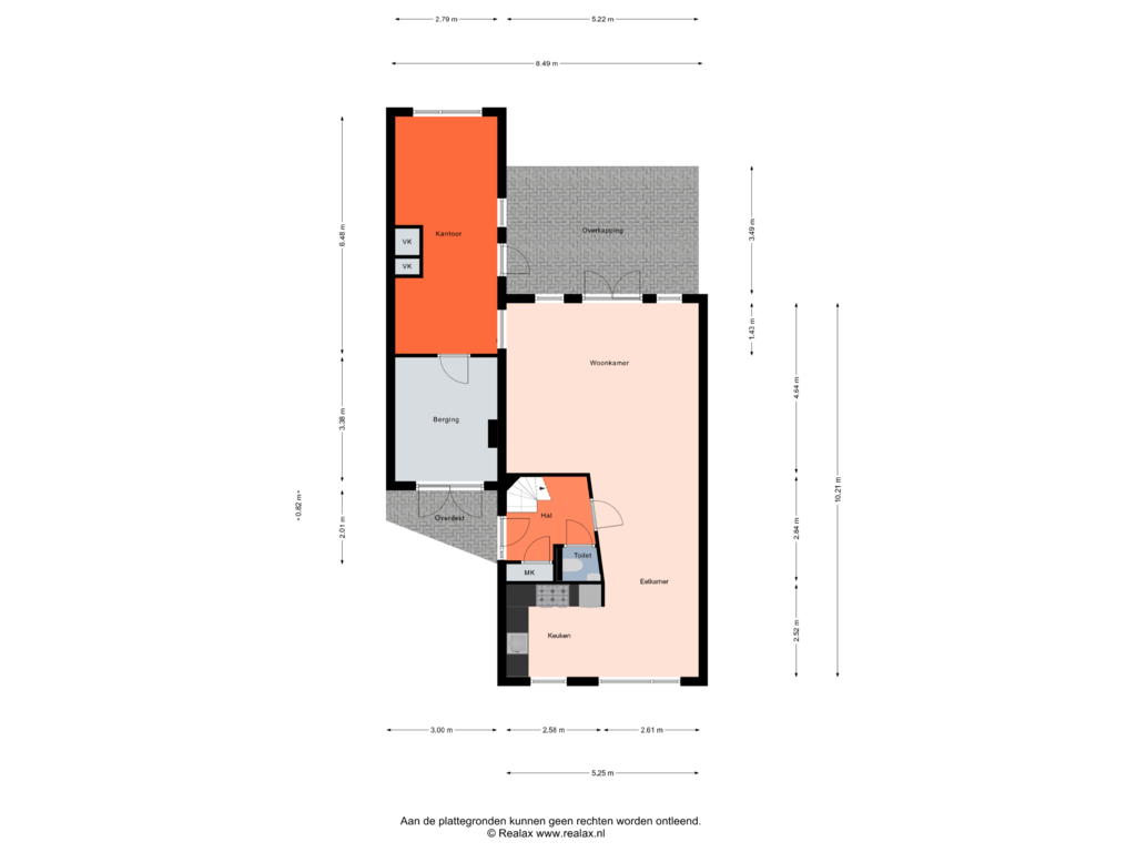 Bekijk plattegrond van Begane grond van Botterdam 3