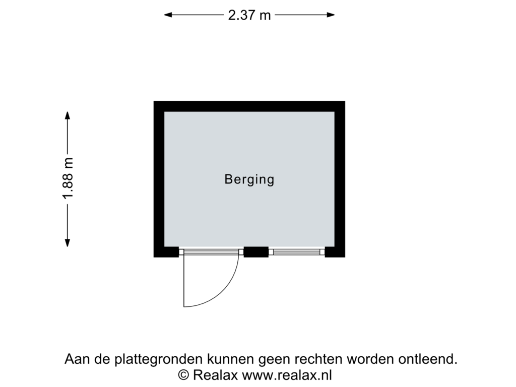 Bekijk plattegrond van Berging van Botterdam 3