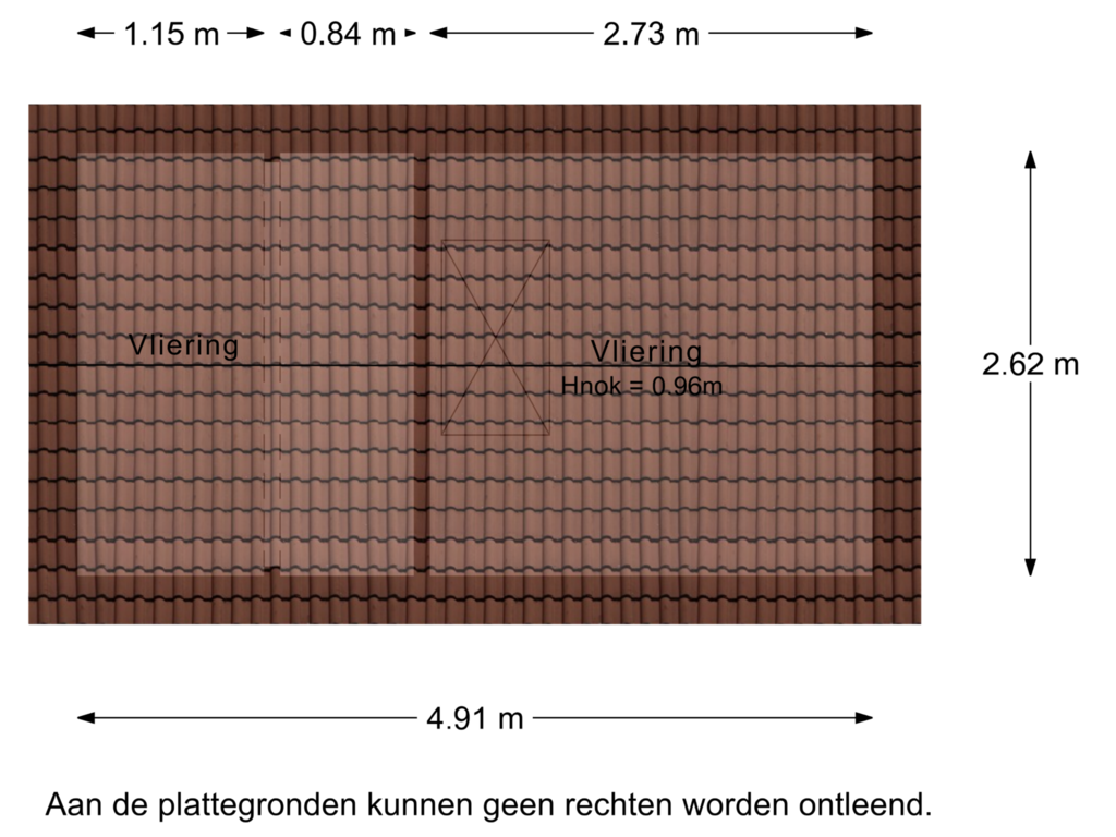 View floorplan of Vliering of Lucretia van Merkenlaan 36