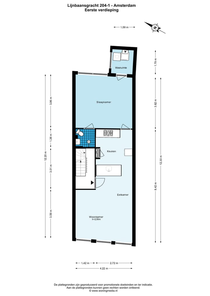 Foto 22 van Lijnbaansgracht 204-1