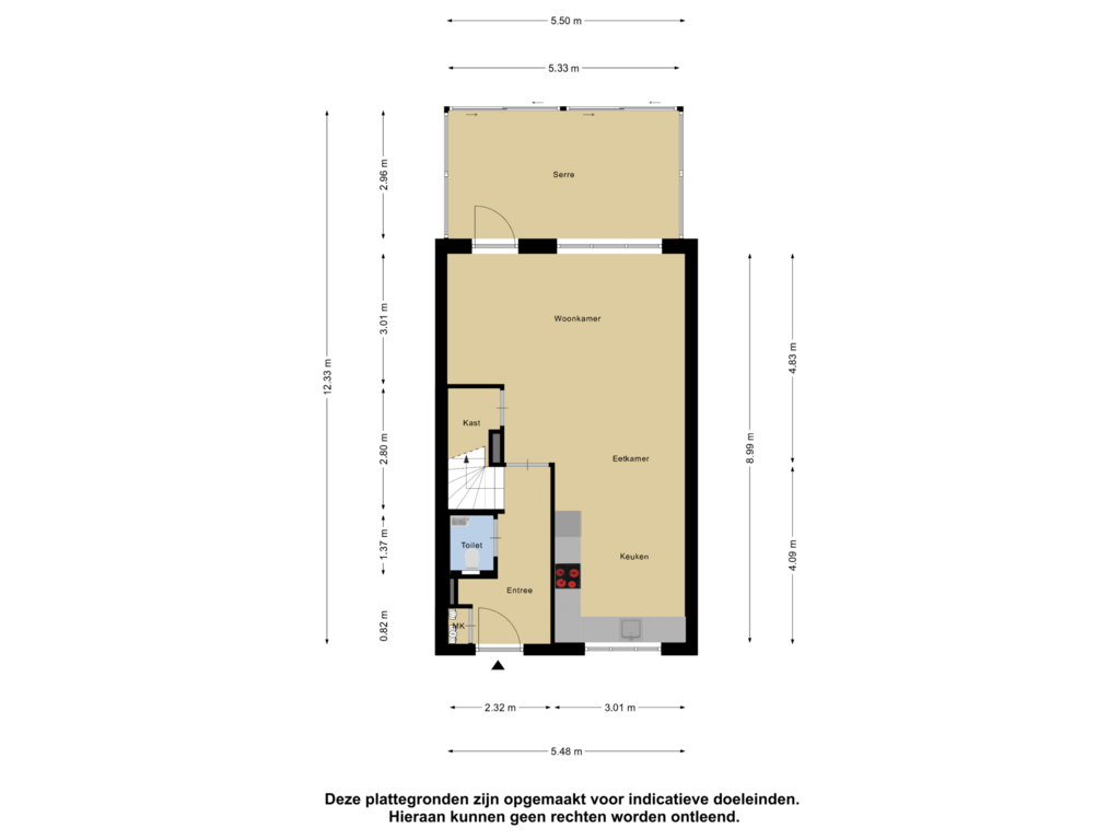 Bekijk plattegrond van Begane Grond van Katenhorst 31