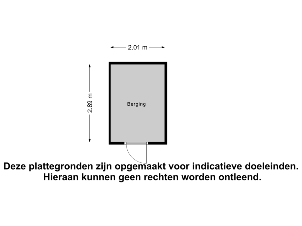 Bekijk plattegrond van Berging van Katenhorst 31