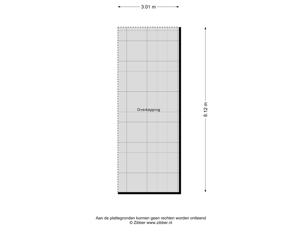 Bekijk plattegrond van Overkapping van Slekkerstraat 51