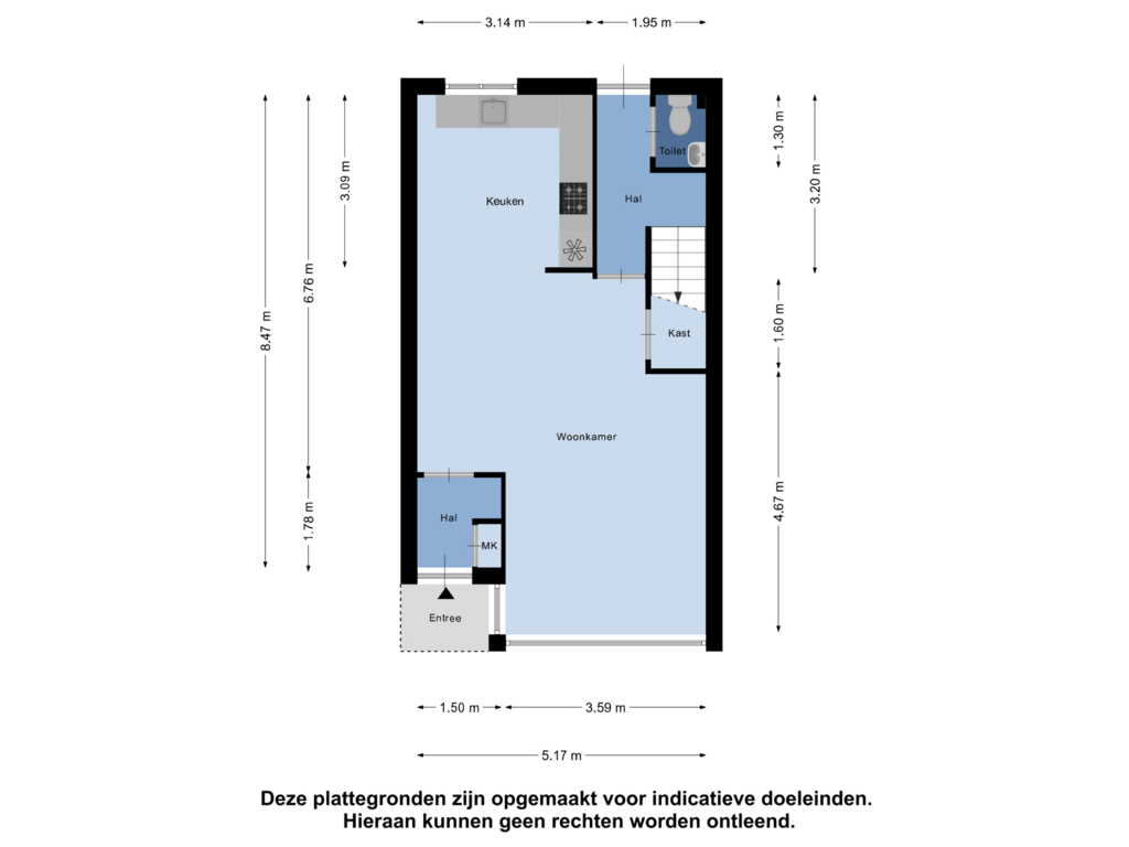 Bekijk plattegrond van Begane Grond van Korenmolen 37