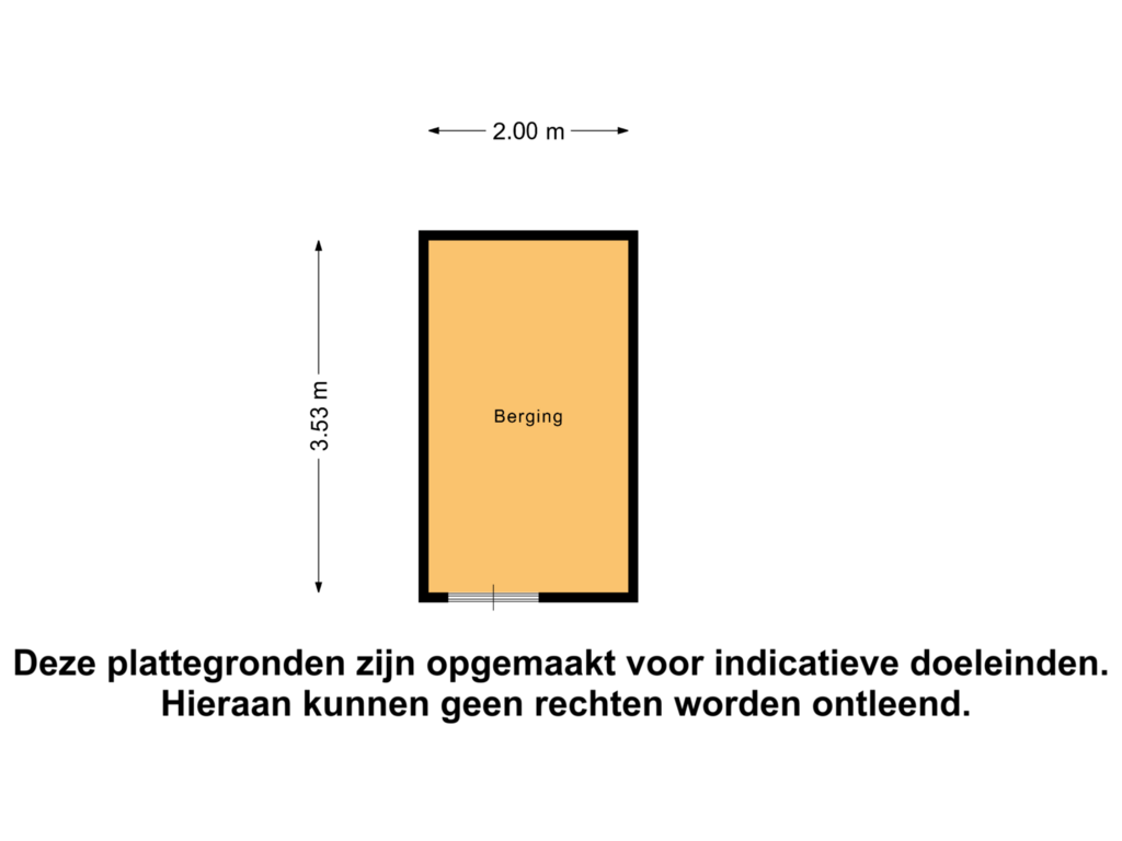 Bekijk plattegrond van Berging van Korenmolen 37