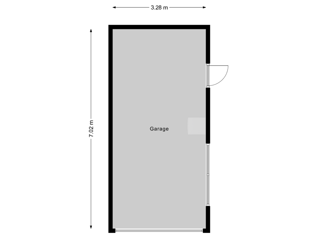 Bekijk plattegrond van Garage van Rheezerweg 61