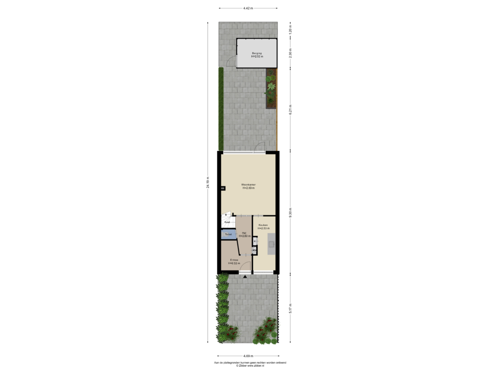 Bekijk plattegrond van Begane Grond Tuin van Lohengrinhof 17