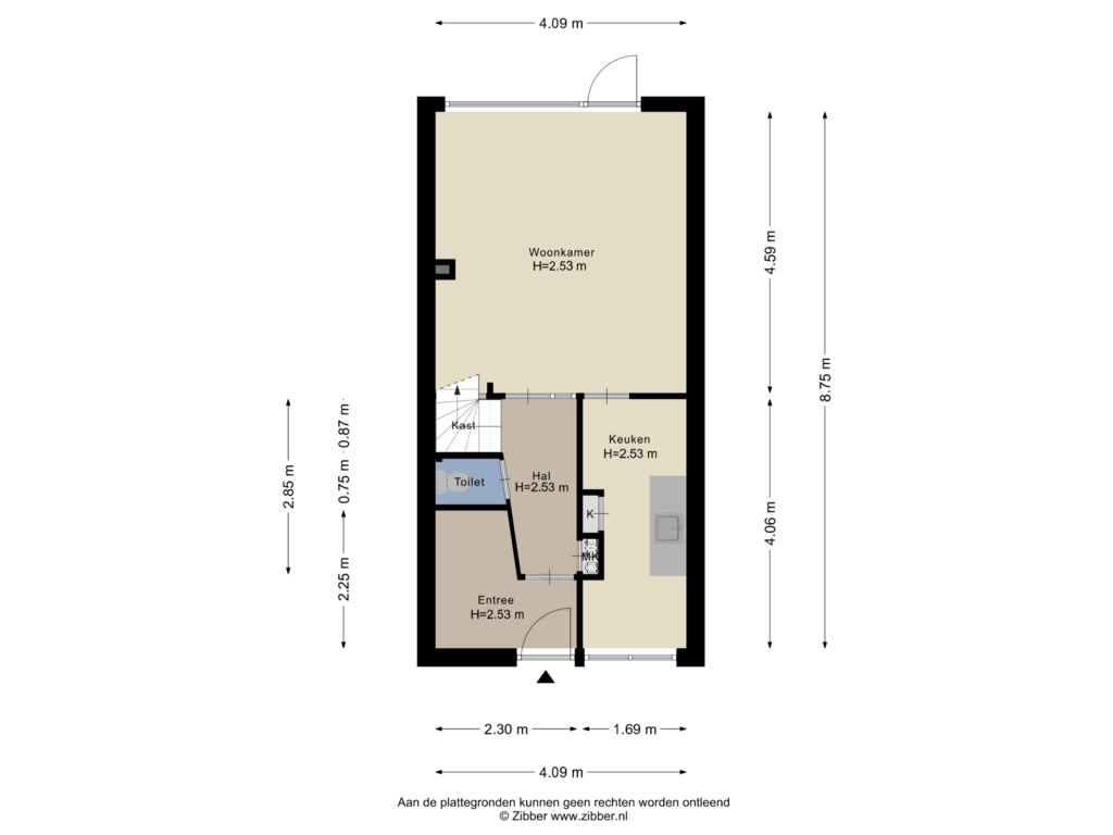 Bekijk plattegrond van Begane Grond van Lohengrinhof 17