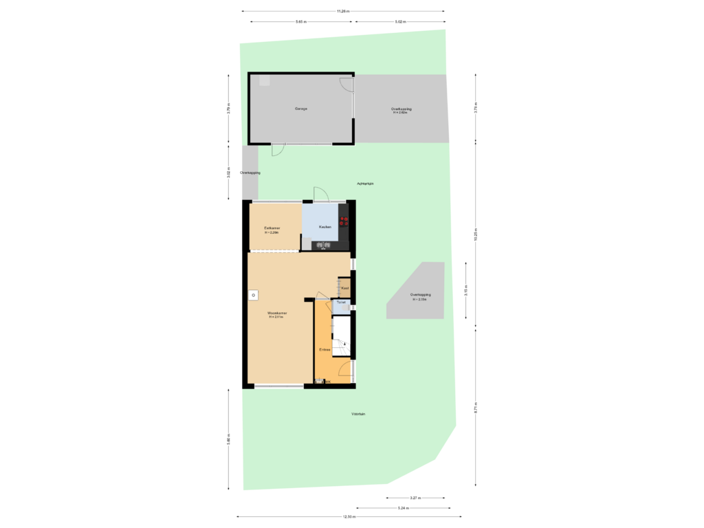 Bekijk plattegrond van Situatie van Reuveltweg 46