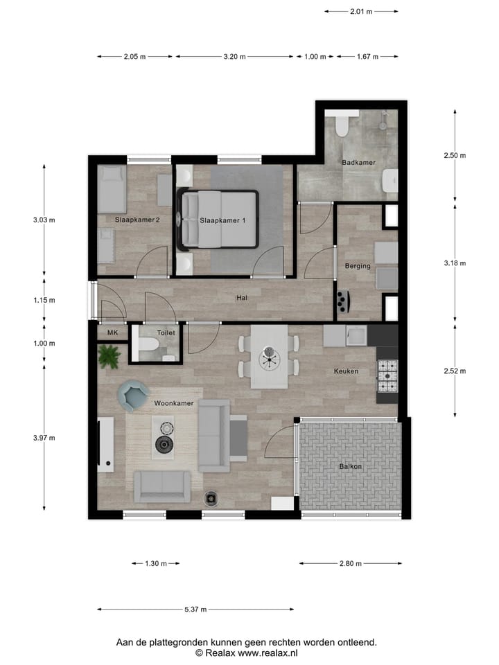 Foto 2 van Kanaalweg Zuid - Appartement (Bouwnr. 5)