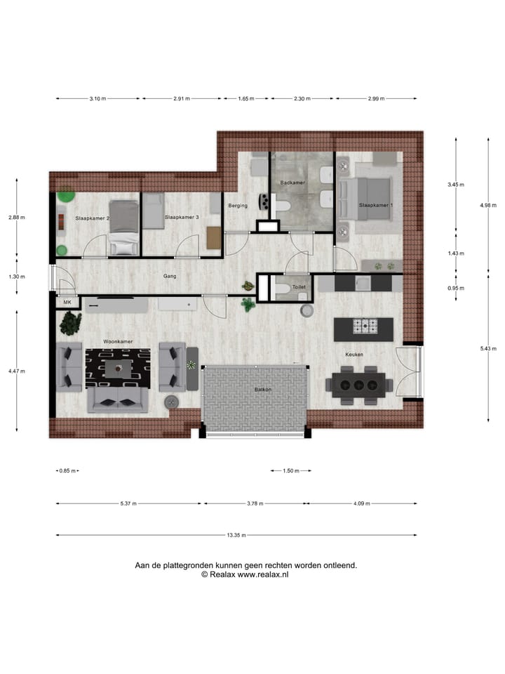 Foto 3 van Kanaalweg Zuid - Appartement (Bouwnr. 9)
