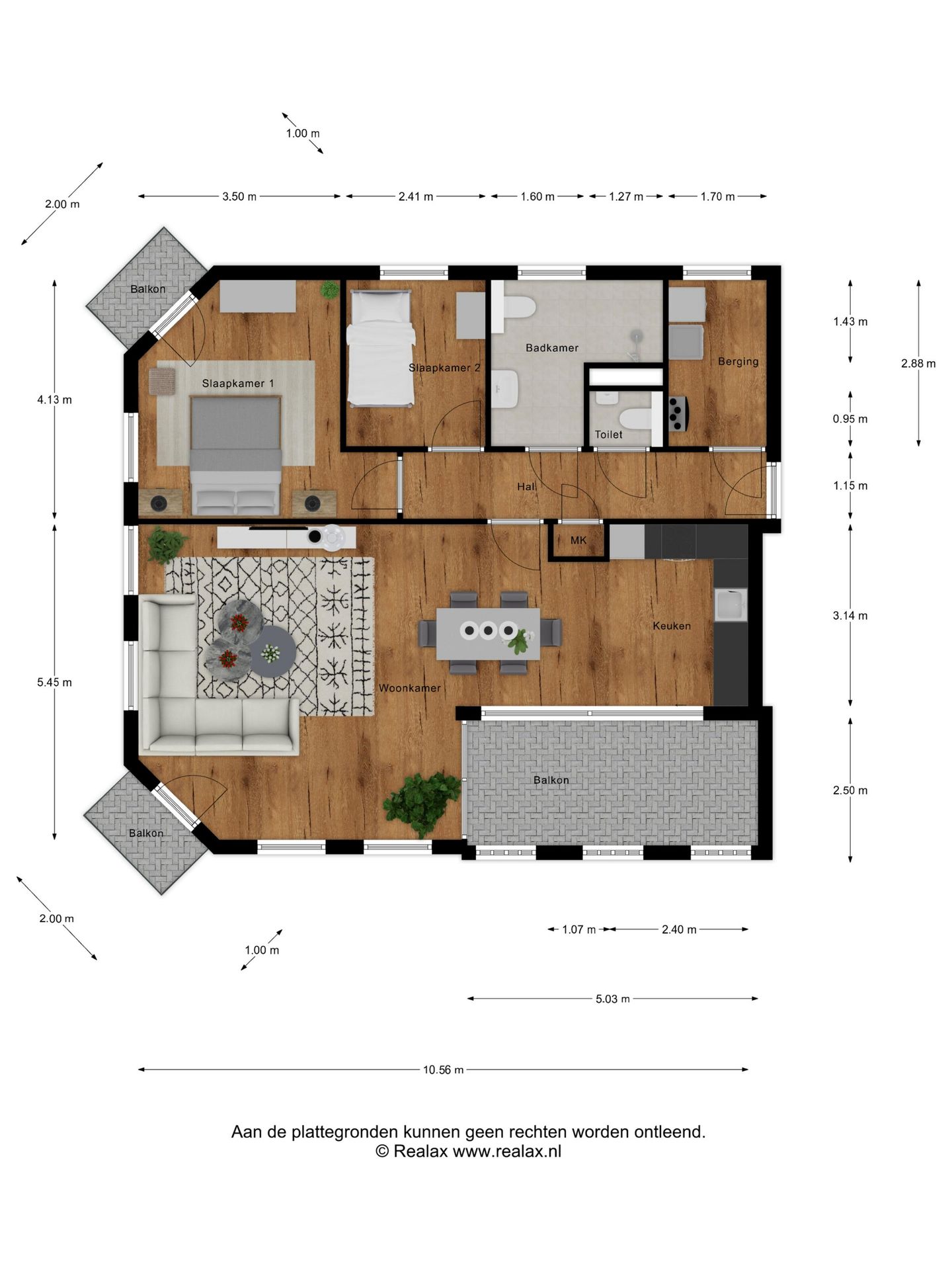 Foto 4 van Kanaalweg Zuid - Appartement (Bouwnr. 8)