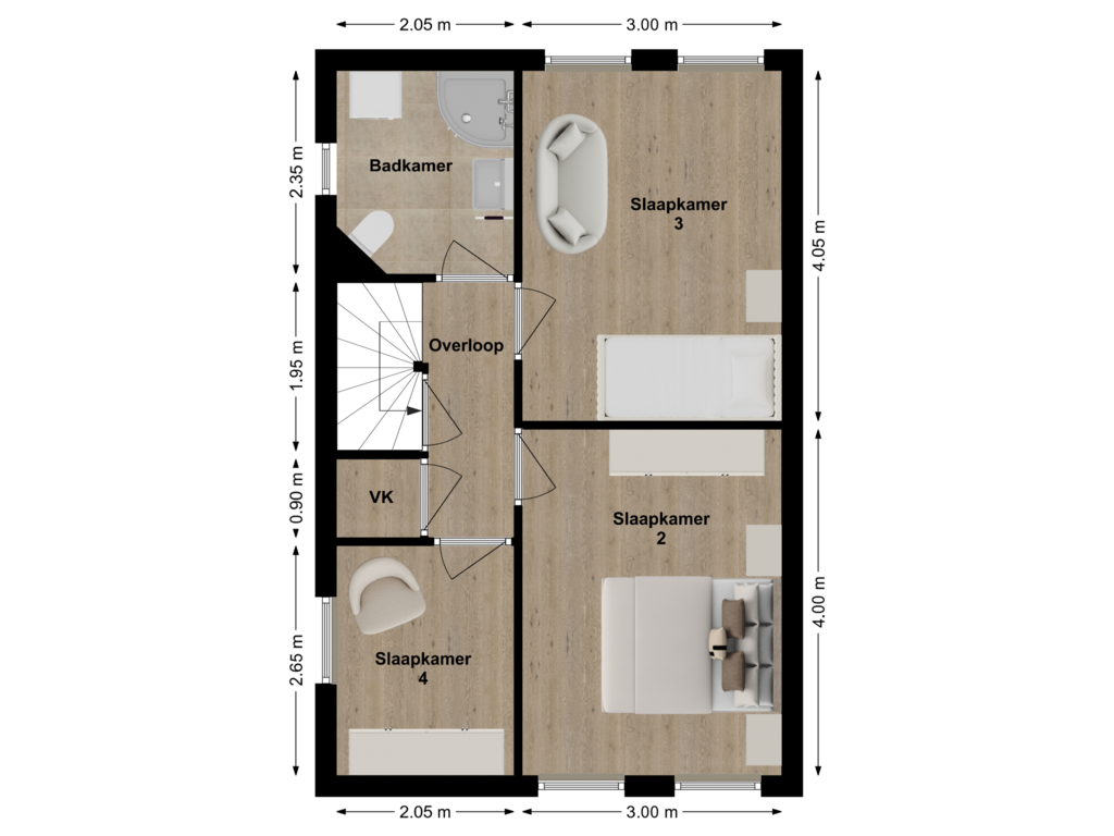 Bekijk plattegrond van Floor 1 van Smientpad 5