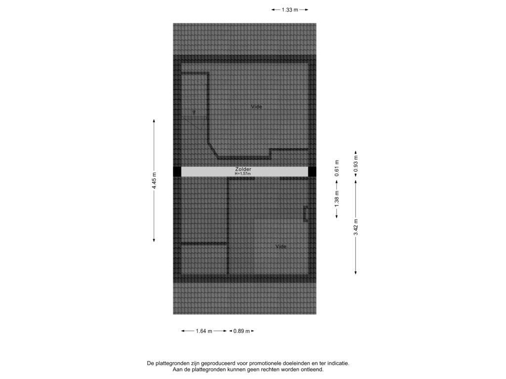 Bekijk plattegrond van 2e verdieping van Oranjedwarsstraat 11