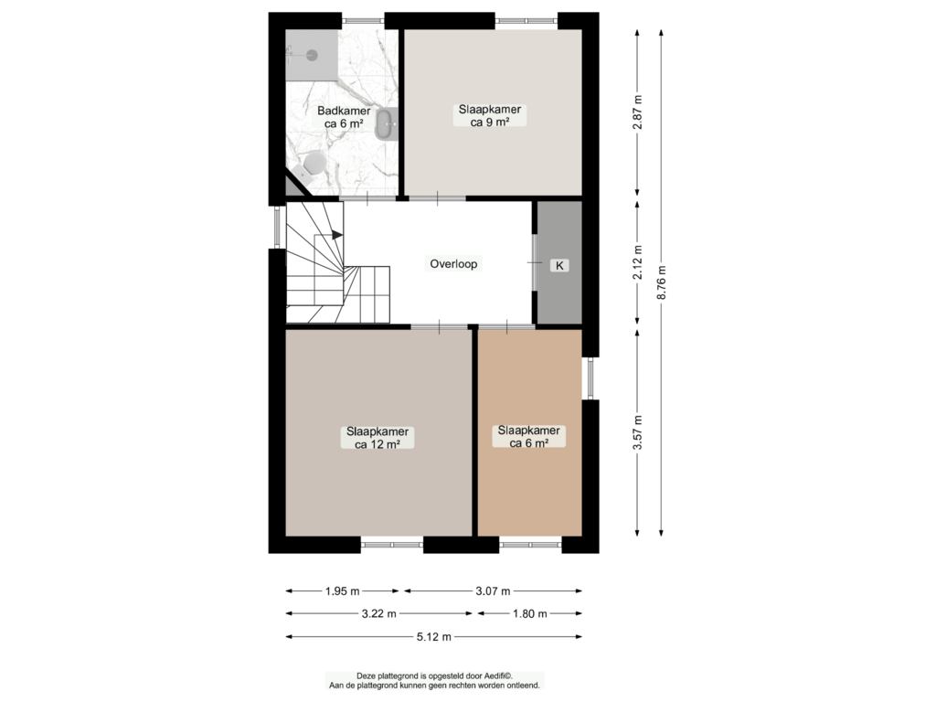 Bekijk plattegrond van Eerste verdieping van Prinses Margrietstraat 10