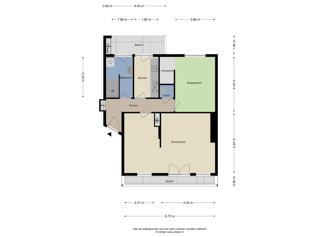 Bekijk plattegrond van Appartement van Adelbert van Scharnlaan H 27