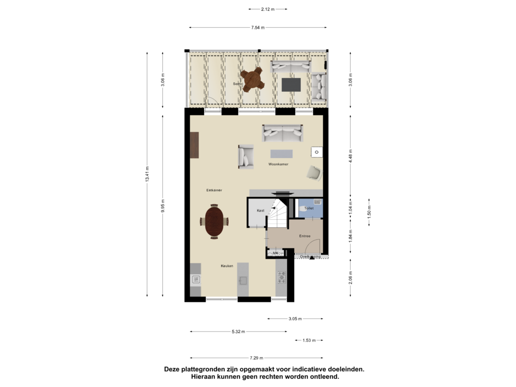 Bekijk plattegrond van Begane Grond van Bilderdijkstraat 23