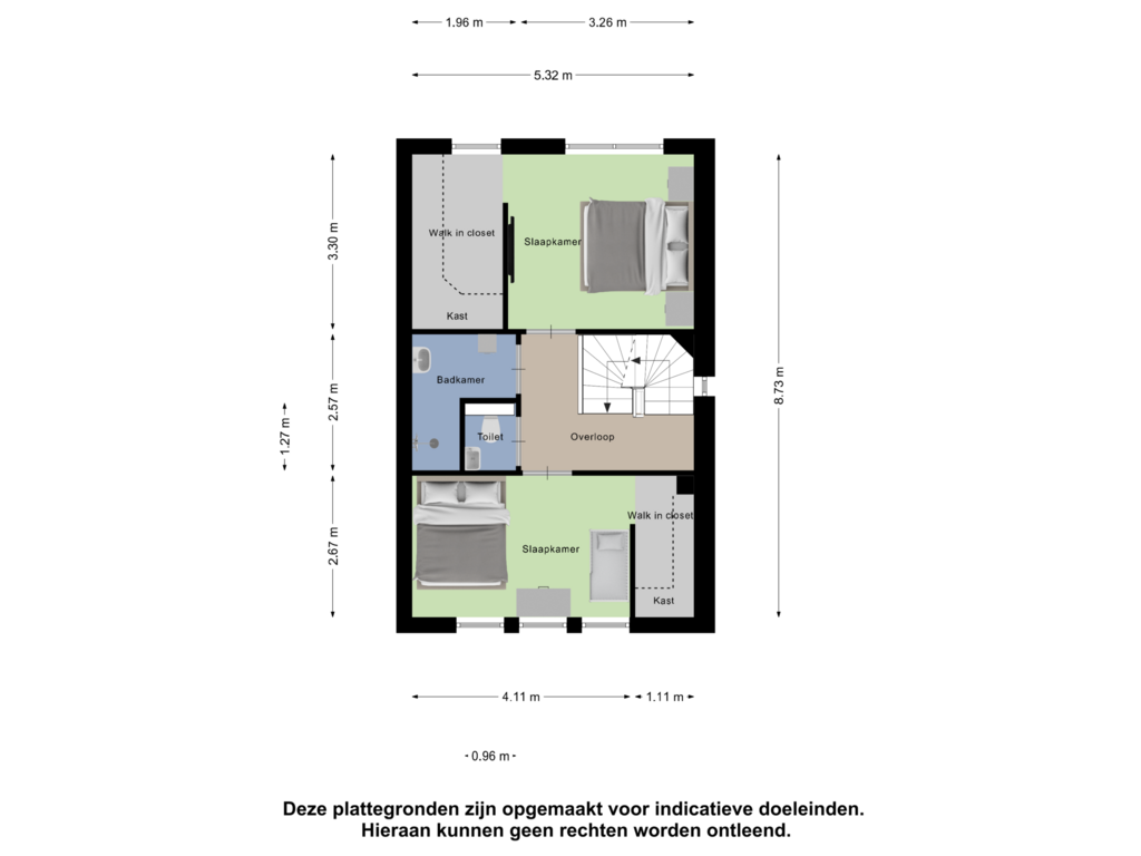 Bekijk plattegrond van Eerste Verdieping van Bilderdijkstraat 23