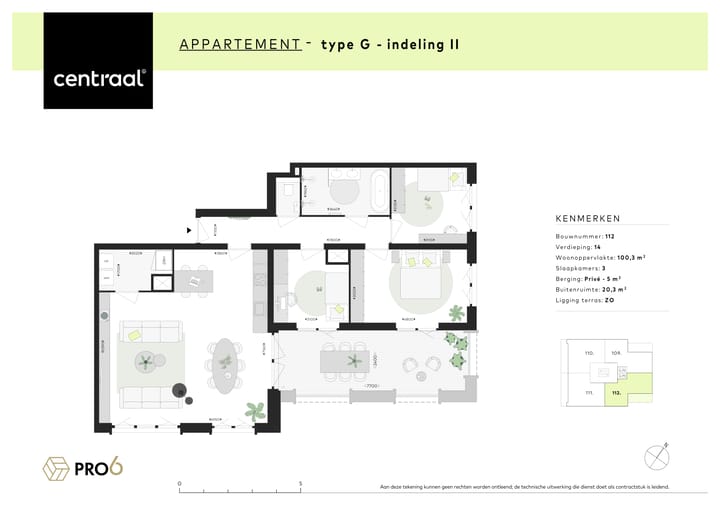 Foto 8 van Centraal - Type G (Bwnr. 112) (Bouwnr. 112)