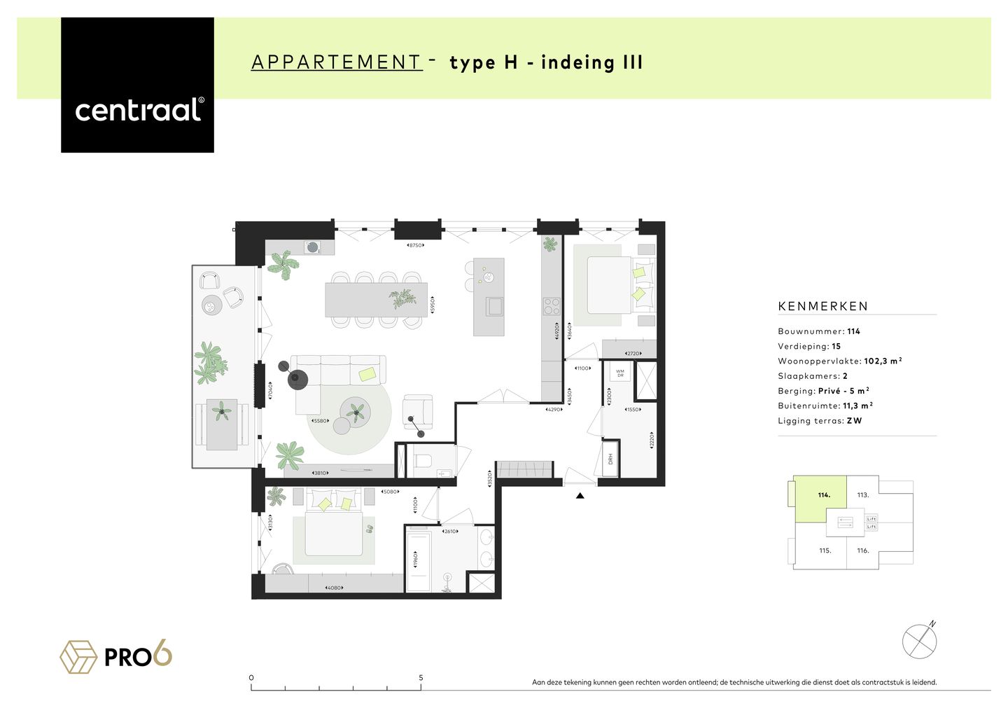 Foto 4 van Centraal - Type H (Bwnr. 114) (Bouwnr. 114)