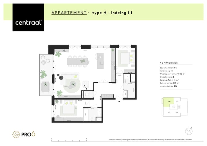 Foto 4 van Centraal - Type H (Bwnr. 114) (Bouwnr. 114)