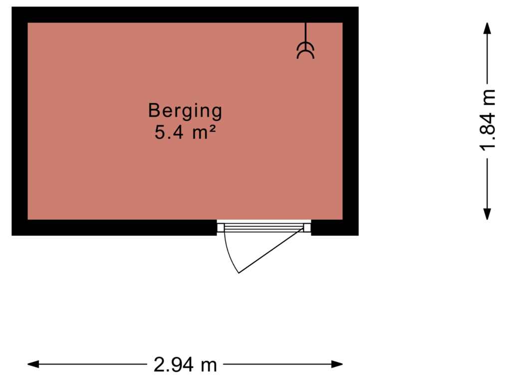 View floorplan of Berging of Wimpelplantsoen 431