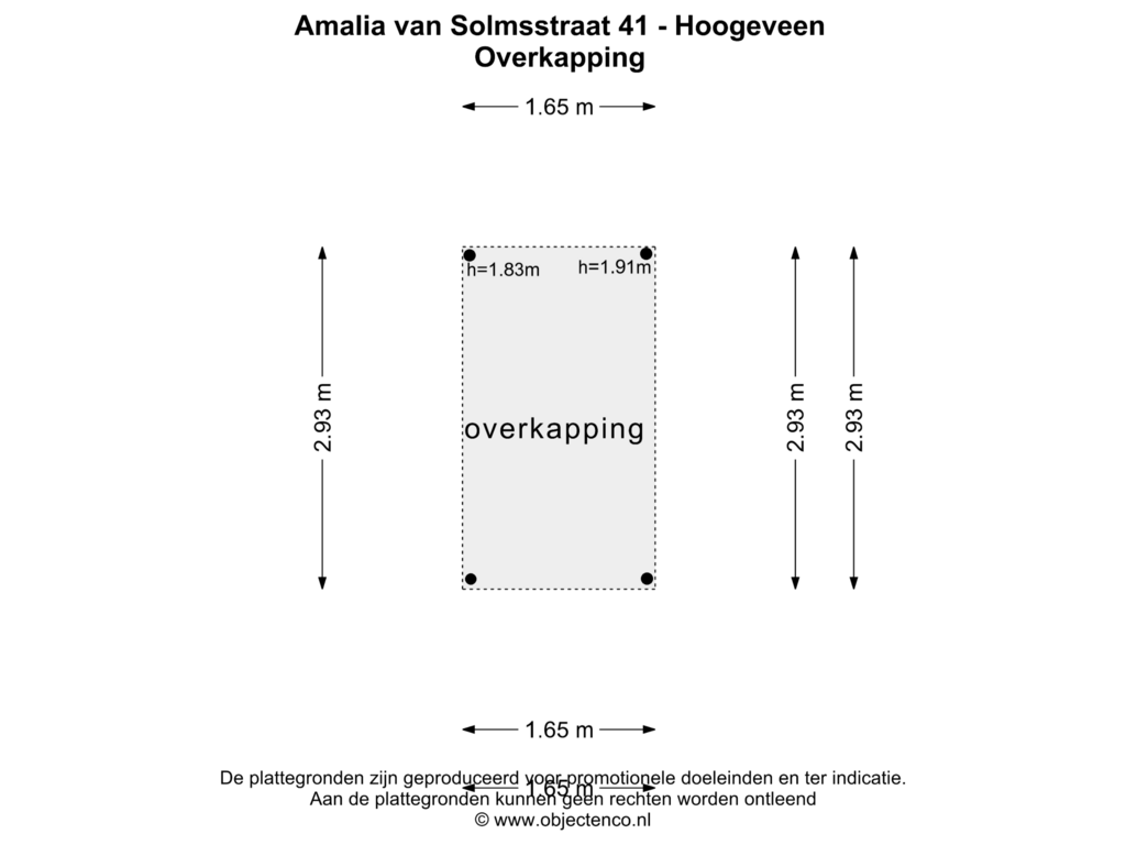 Bekijk plattegrond van OVERKAPPING van Amalia van Solmsstraat 41