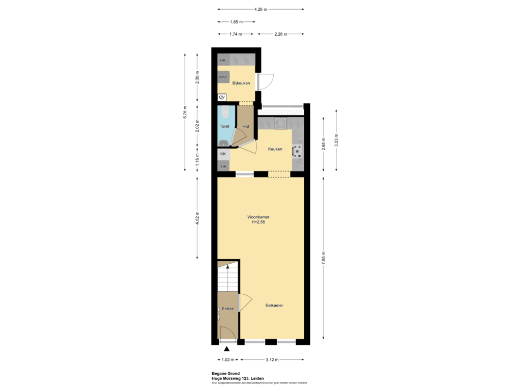 Bekijk plattegrond van Begane Grond van Hoge Morsweg 123