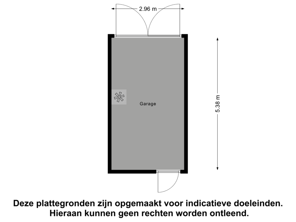 Bekijk plattegrond van Garage van Bleekstraat 6