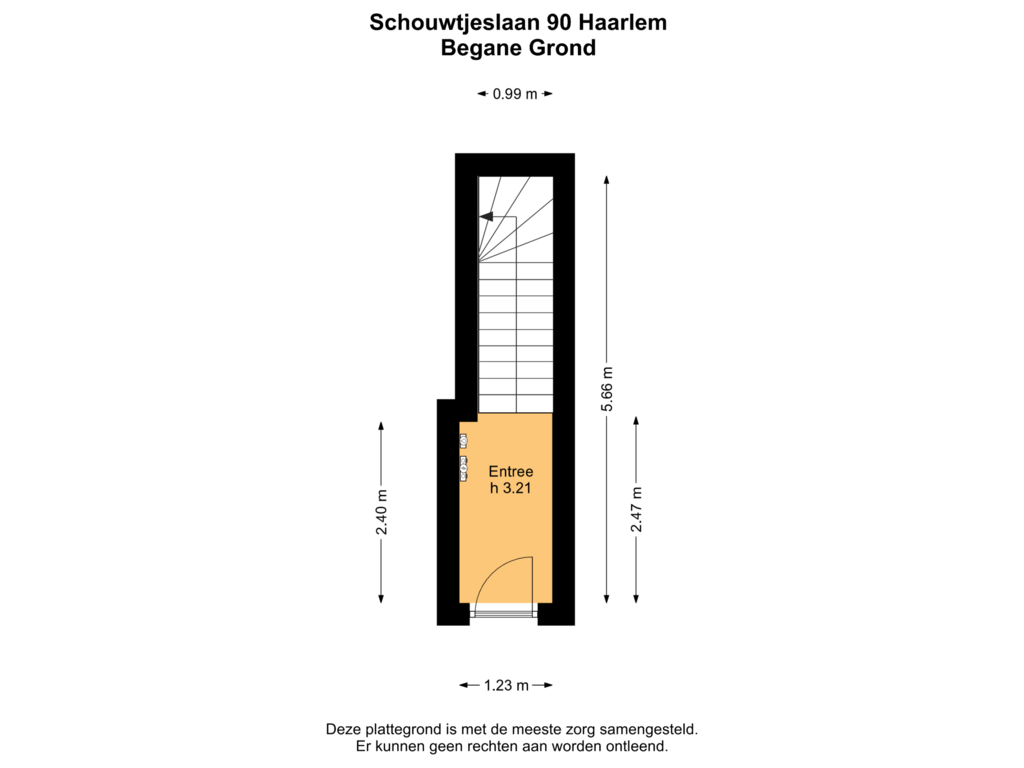 Bekijk plattegrond van Begane Grond van Schouwtjeslaan 90